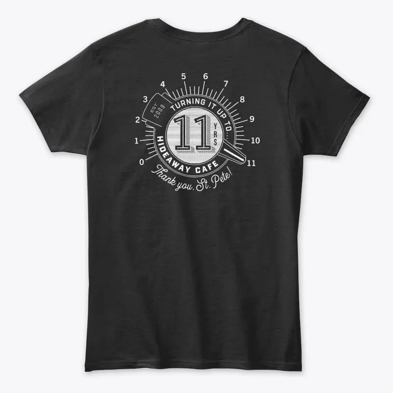 Hideaway Cafe 11 Year Merch